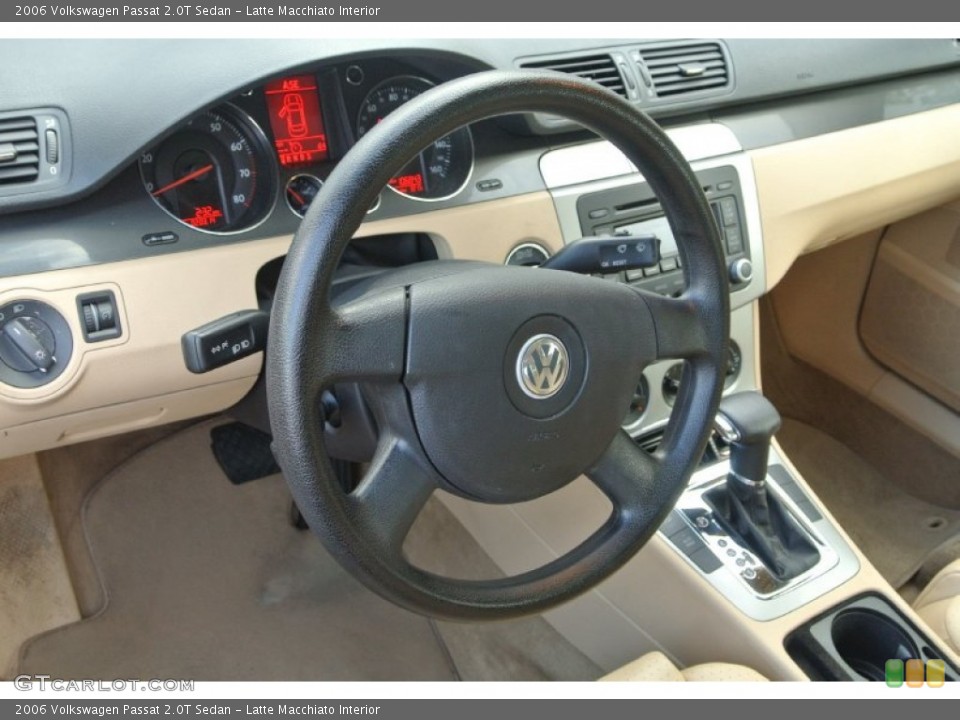 Latte Macchiato Interior Steering Wheel for the 2006 Volkswagen Passat 2.0T Sedan #90282022