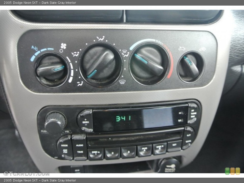 Dark Slate Gray Interior Controls for the 2005 Dodge Neon SXT #90283612