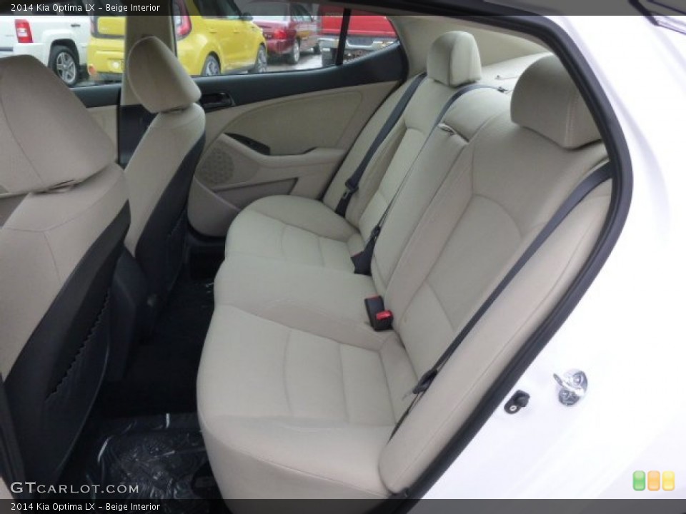 Beige Interior Rear Seat for the 2014 Kia Optima LX #90284602