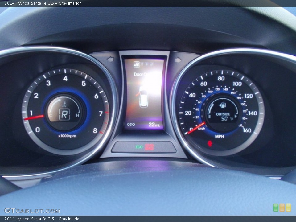 Gray Interior Gauges for the 2014 Hyundai Santa Fe GLS #90284653