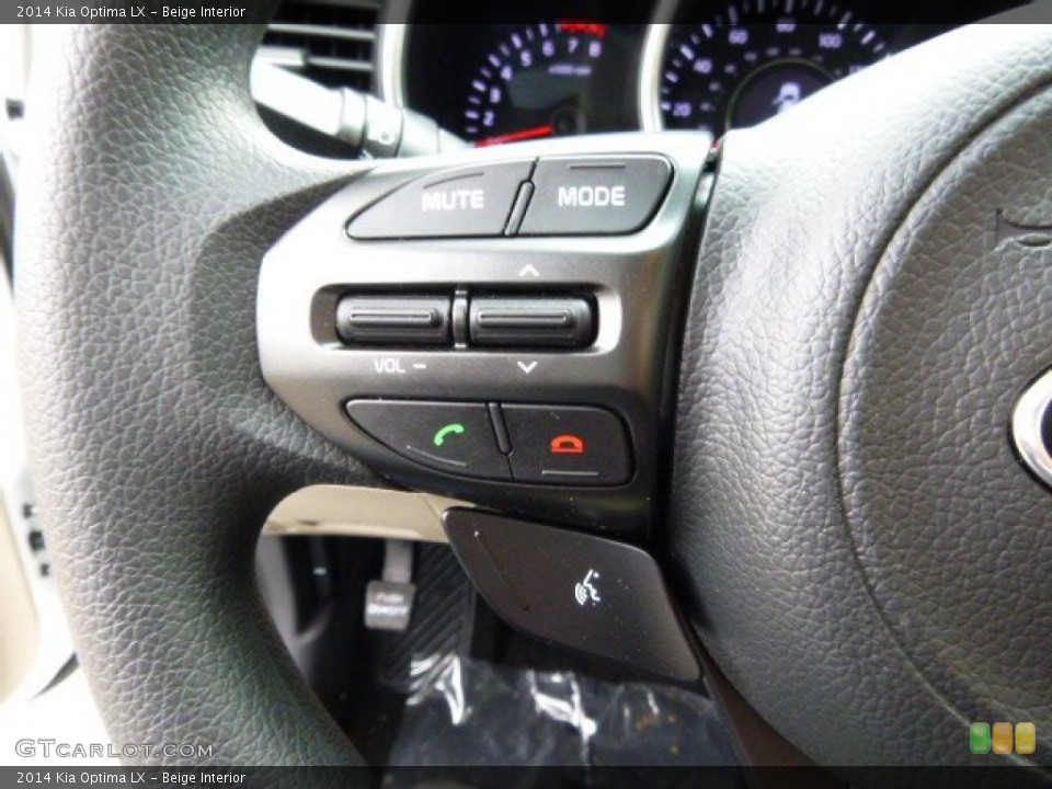 Beige Interior Controls for the 2014 Kia Optima LX #90284718