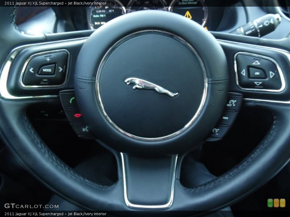 Jet Black/Ivory Interior Controls for the 2011 Jaguar XJ XJL Supercharged #90284773