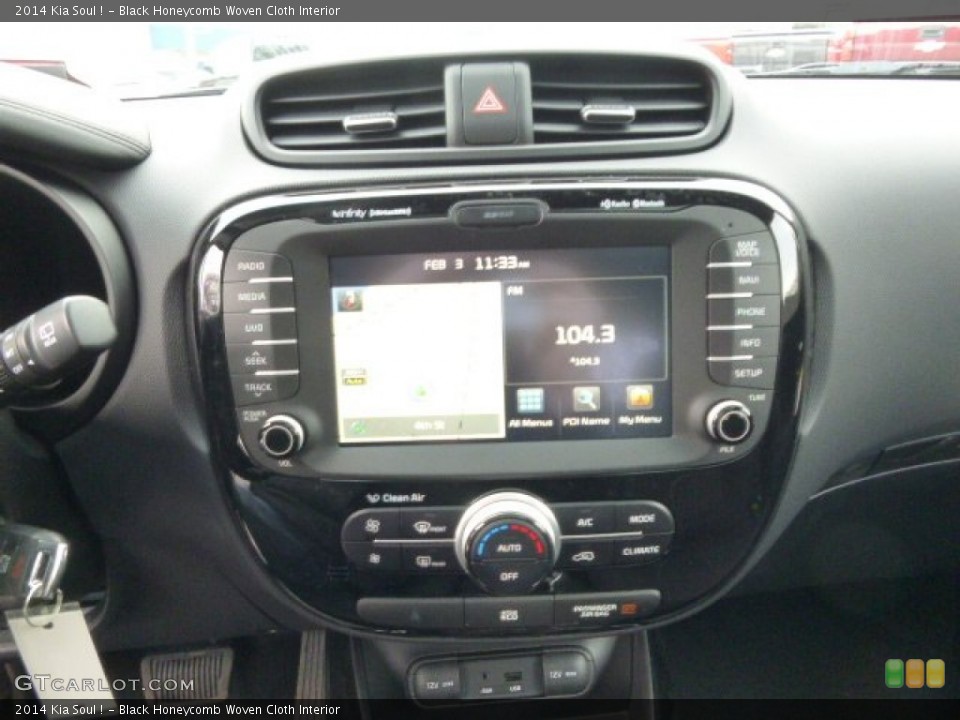 Black Honeycomb Woven Cloth Interior Controls for the 2014 Kia Soul ! #90285055