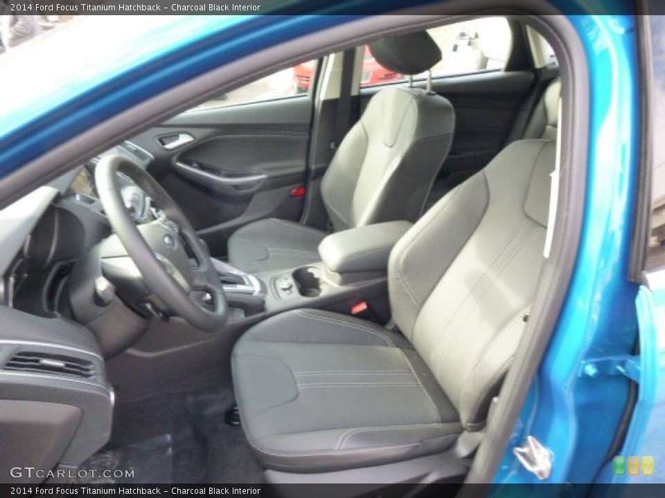 Charcoal Black Interior Front Seat for the 2014 Ford Focus Titanium Hatchback #90287209