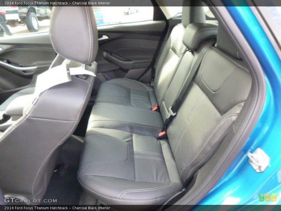 Charcoal Black Interior Rear Seat for the 2014 Ford Focus Titanium Hatchback #90287255