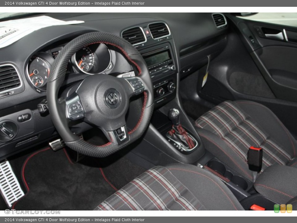 Intelagos Plaid Cloth Interior Photo for the 2014 Volkswagen GTI 4 Door Wolfsburg Edition #90287392