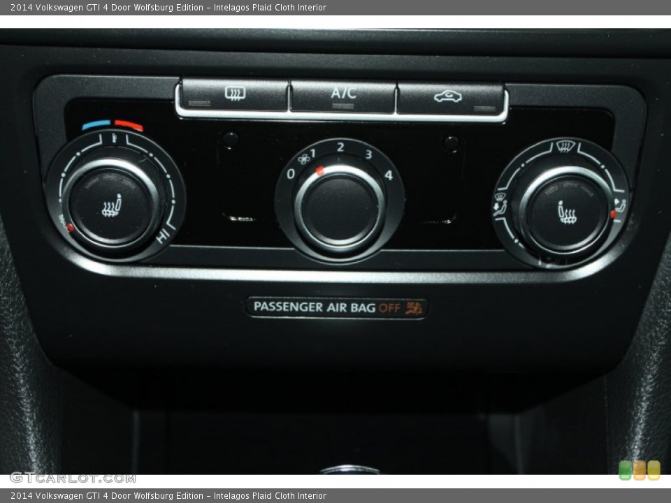 Intelagos Plaid Cloth Interior Controls for the 2014 Volkswagen GTI 4 Door Wolfsburg Edition #90287458