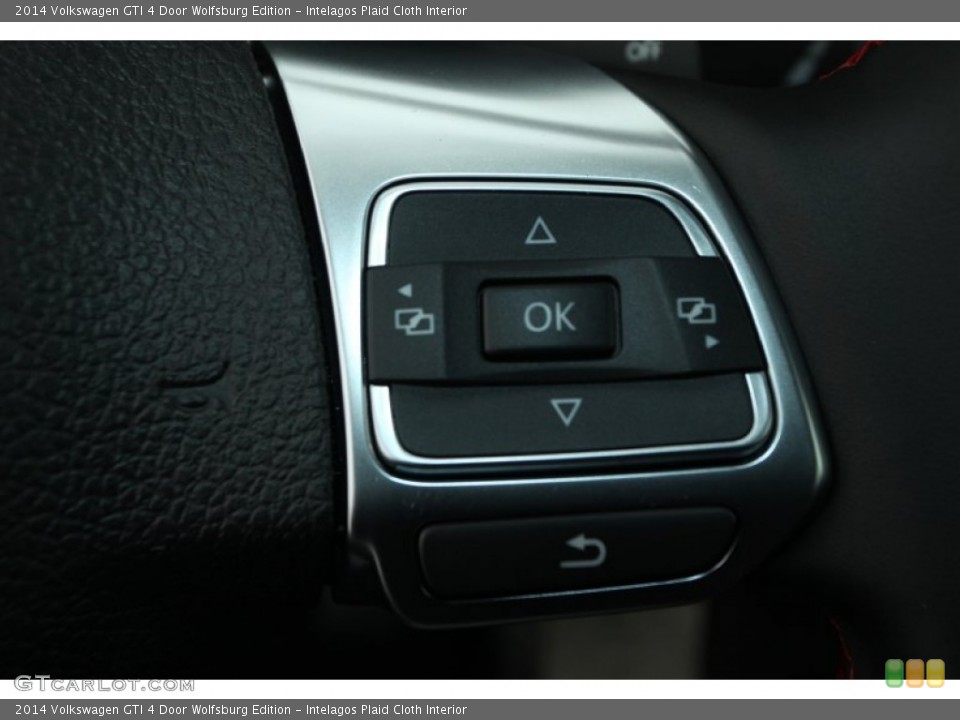 Intelagos Plaid Cloth Interior Controls for the 2014 Volkswagen GTI 4 Door Wolfsburg Edition #90287551