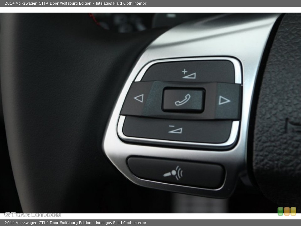 Intelagos Plaid Cloth Interior Controls for the 2014 Volkswagen GTI 4 Door Wolfsburg Edition #90287575