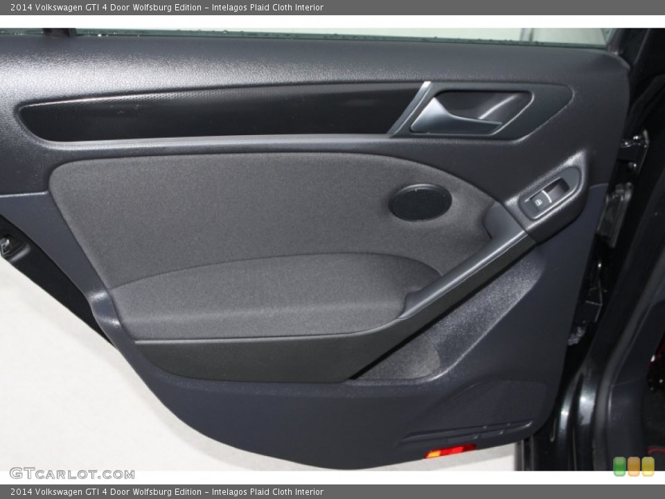 Intelagos Plaid Cloth Interior Door Panel for the 2014 Volkswagen GTI 4 Door Wolfsburg Edition #90287617
