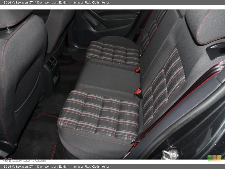 Intelagos Plaid Cloth Interior Rear Seat for the 2014 Volkswagen GTI 4 Door Wolfsburg Edition #90287641