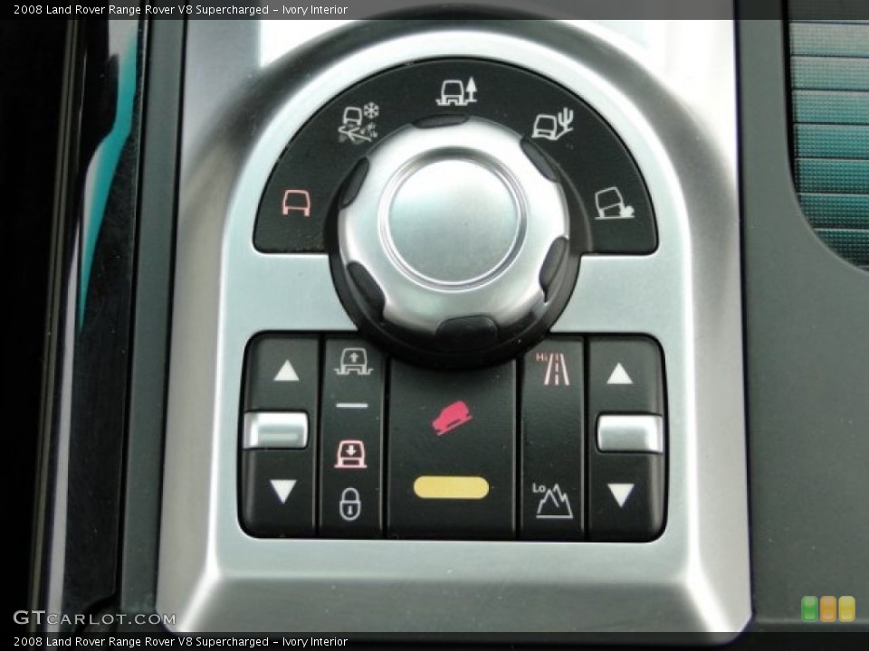 Ivory Interior Controls for the 2008 Land Rover Range Rover V8 Supercharged #90287788