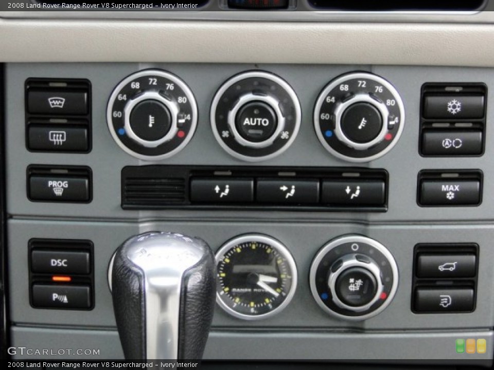 Ivory Interior Controls for the 2008 Land Rover Range Rover V8 Supercharged #90287836