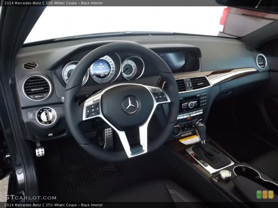 Black Interior Dashboard for the 2014 Mercedes-Benz C 350 4Matic Coupe #90288163