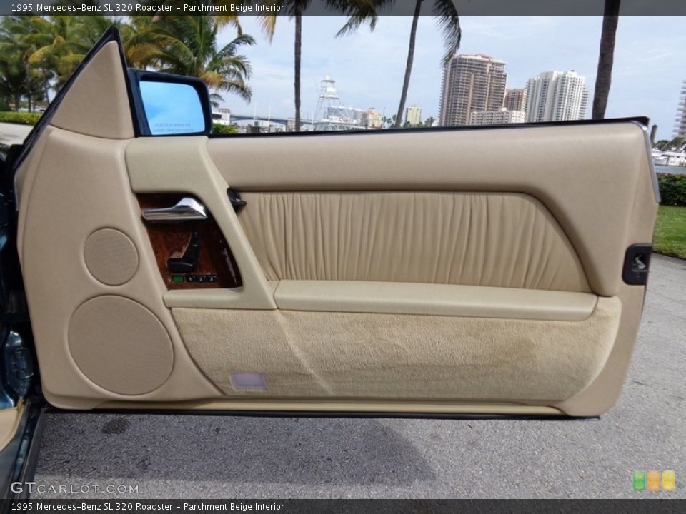 Parchment Beige Interior Door Panel for the 1995 Mercedes-Benz SL 320 Roadster #90289636
