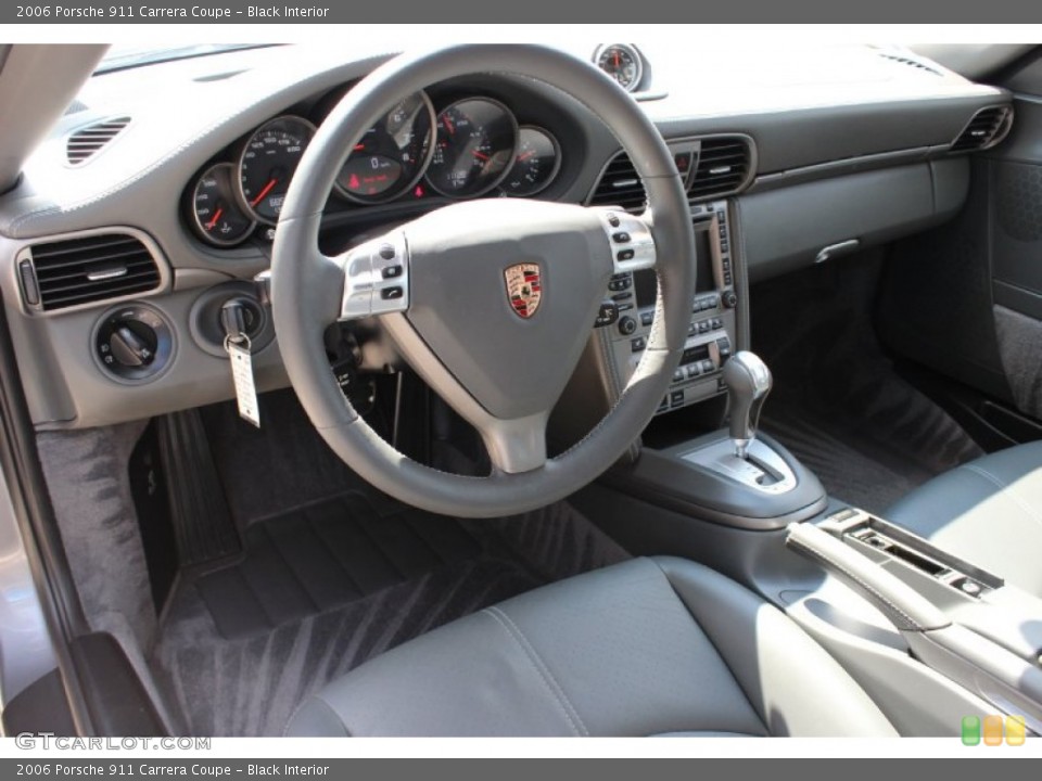 Black 2006 Porsche 911 Interiors