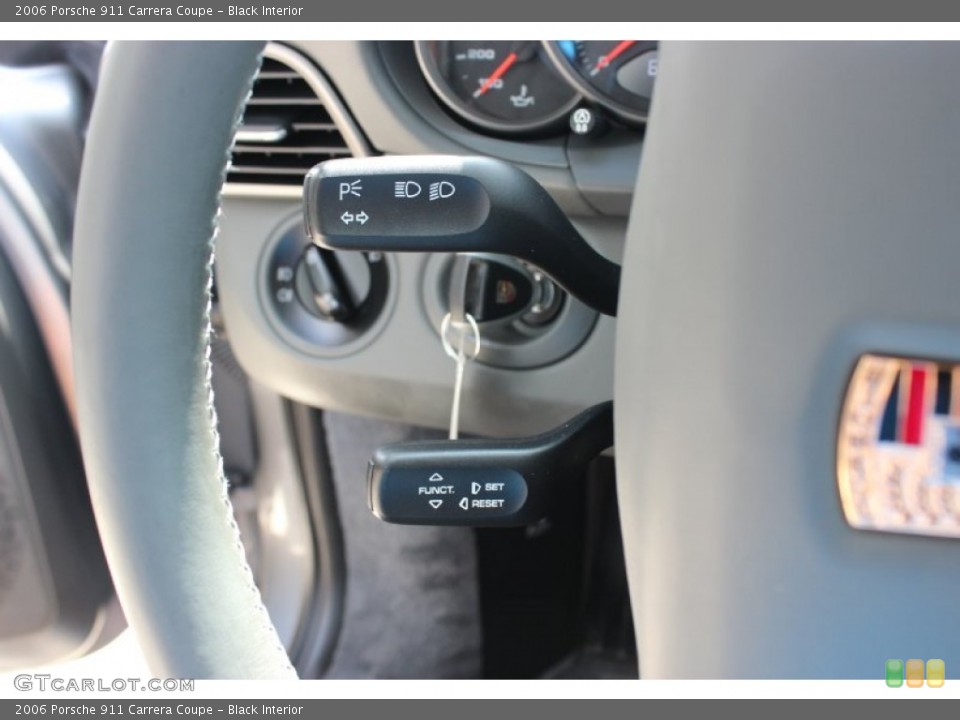 Black Interior Controls for the 2006 Porsche 911 Carrera Coupe #90290689