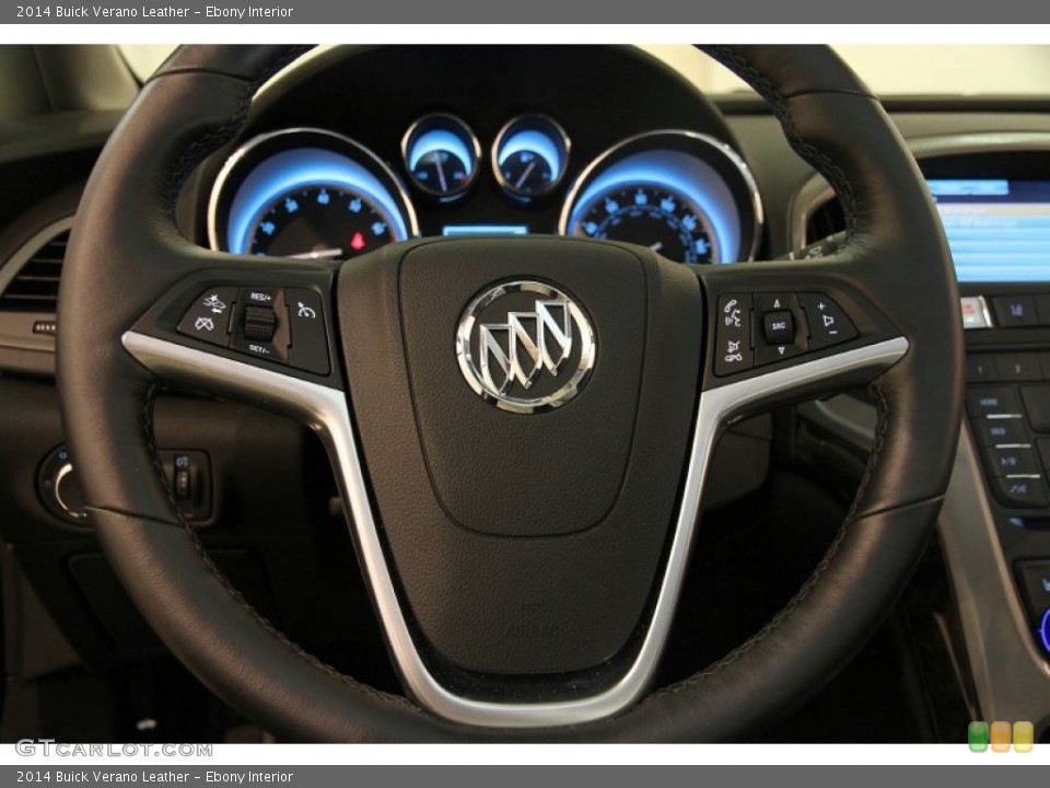 Ebony Interior Steering Wheel For The 2014 Buick Verano