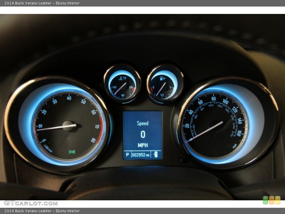 Ebony Interior Gauges for the 2014 Buick Verano Leather #90292320