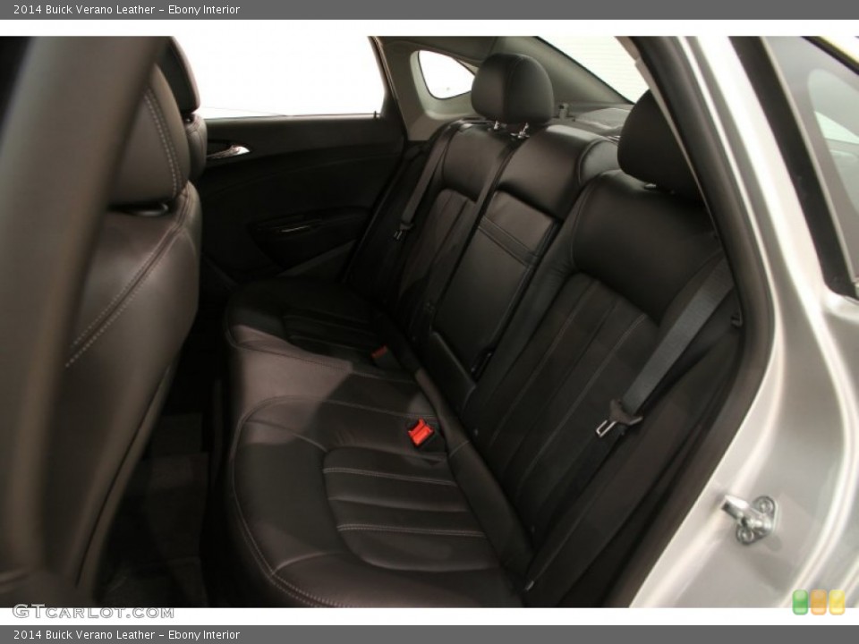 Ebony Interior Rear Seat for the 2014 Buick Verano Leather #90292570
