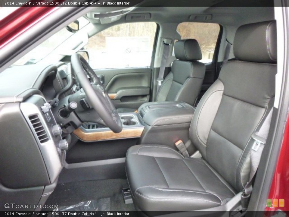 Jet Black Interior Front Seat for the 2014 Chevrolet Silverado 1500 LTZ Double Cab 4x4 #90293614