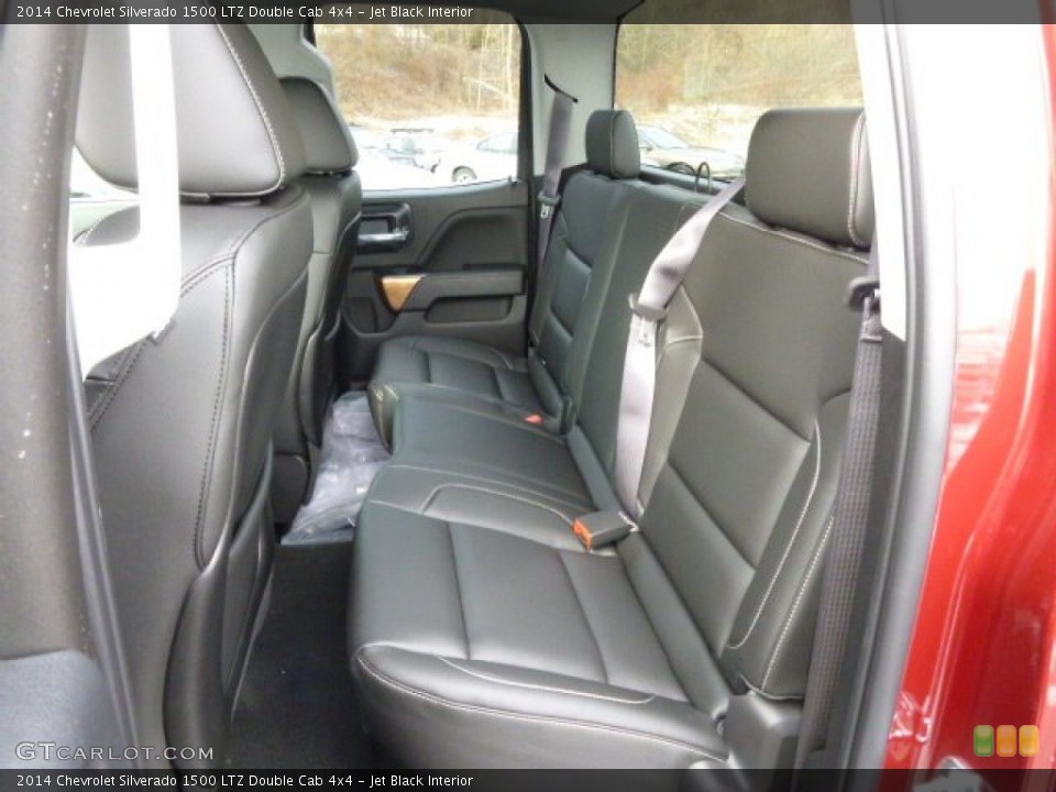 Jet Black Interior Rear Seat for the 2014 Chevrolet Silverado 1500 LTZ Double Cab 4x4 #90293629