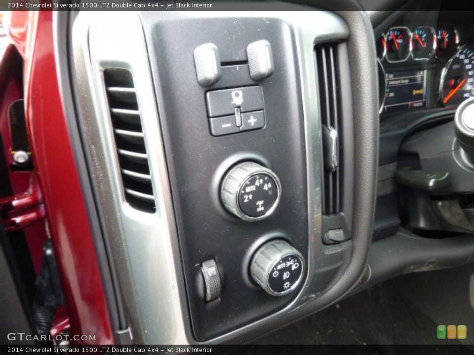 Jet Black Interior Controls for the 2014 Chevrolet Silverado 1500 LTZ Double Cab 4x4 #90293686