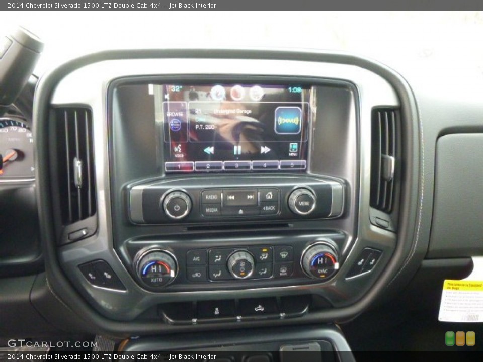 Jet Black Interior Controls for the 2014 Chevrolet Silverado 1500 LTZ Double Cab 4x4 #90293701