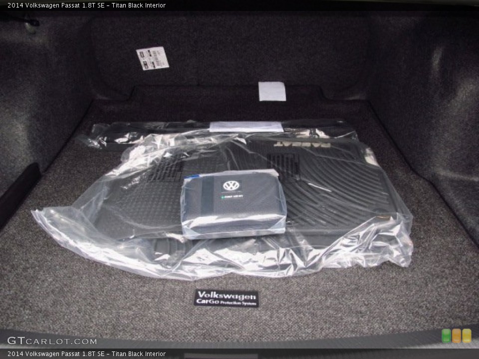 Titan Black Interior Trunk for the 2014 Volkswagen Passat 1.8T SE #90294040
