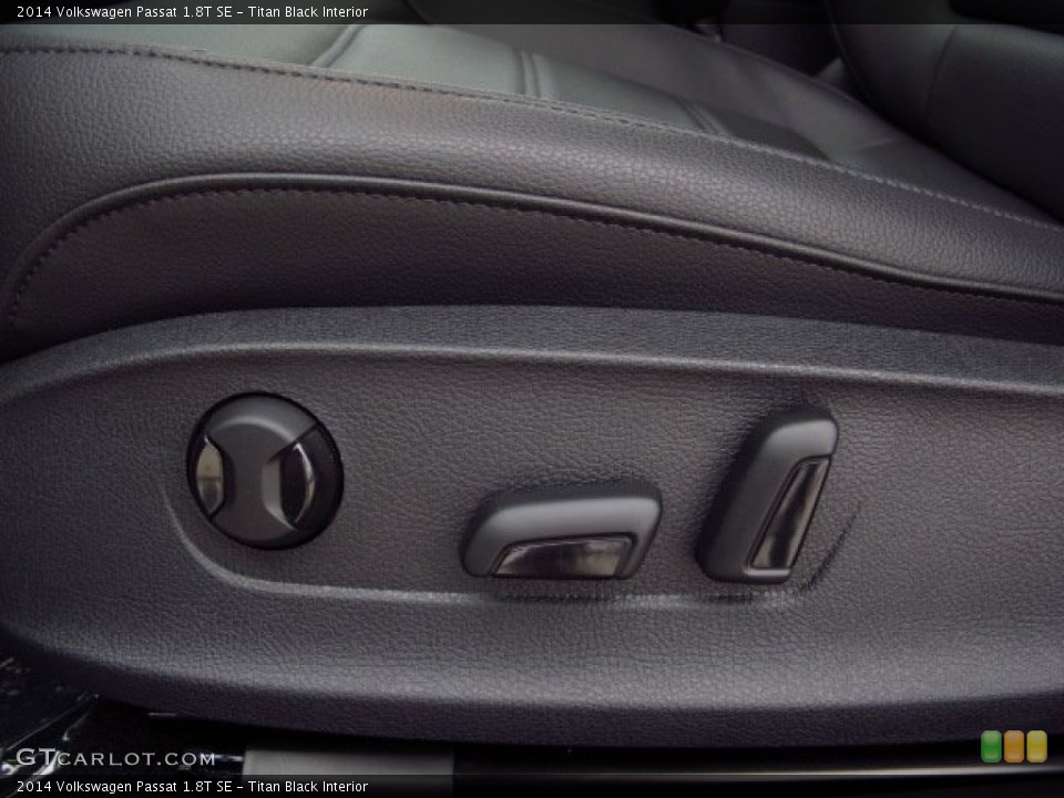 Titan Black Interior Controls for the 2014 Volkswagen Passat 1.8T SE #90294184