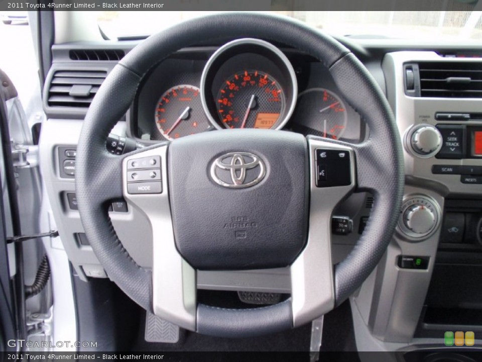 Black Leather Interior Steering Wheel for the 2011 Toyota 4Runner Limited #90294187
