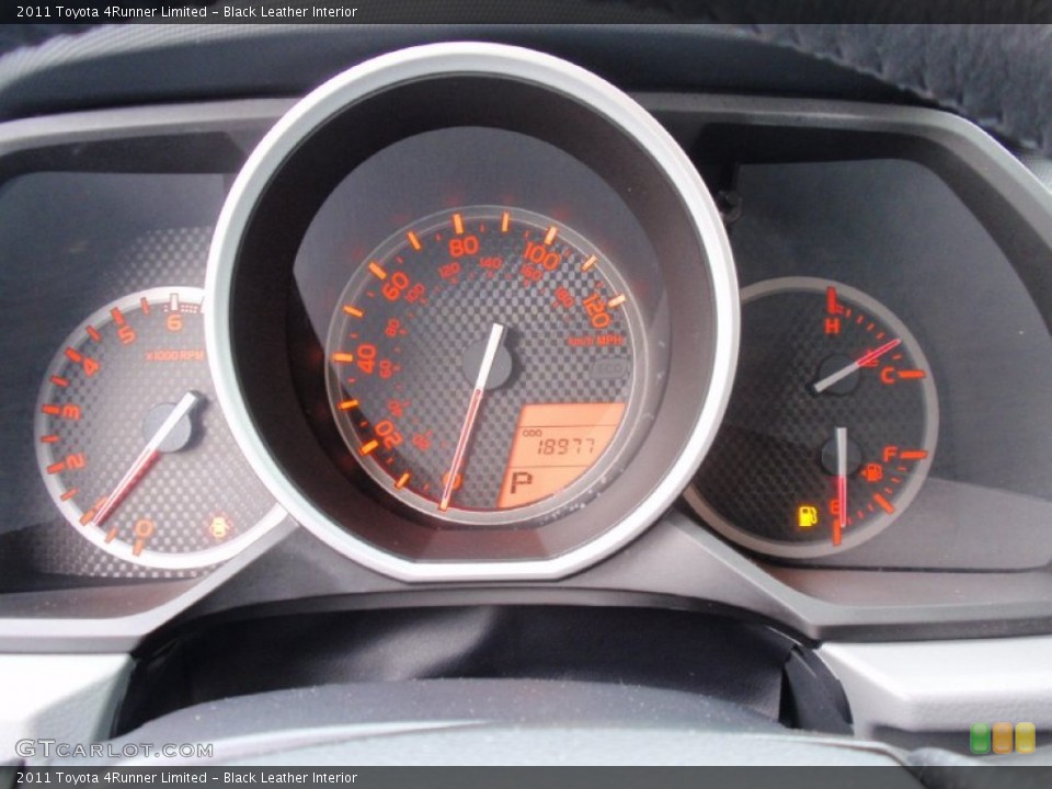 Black Leather Interior Gauges for the 2011 Toyota 4Runner Limited #90294202