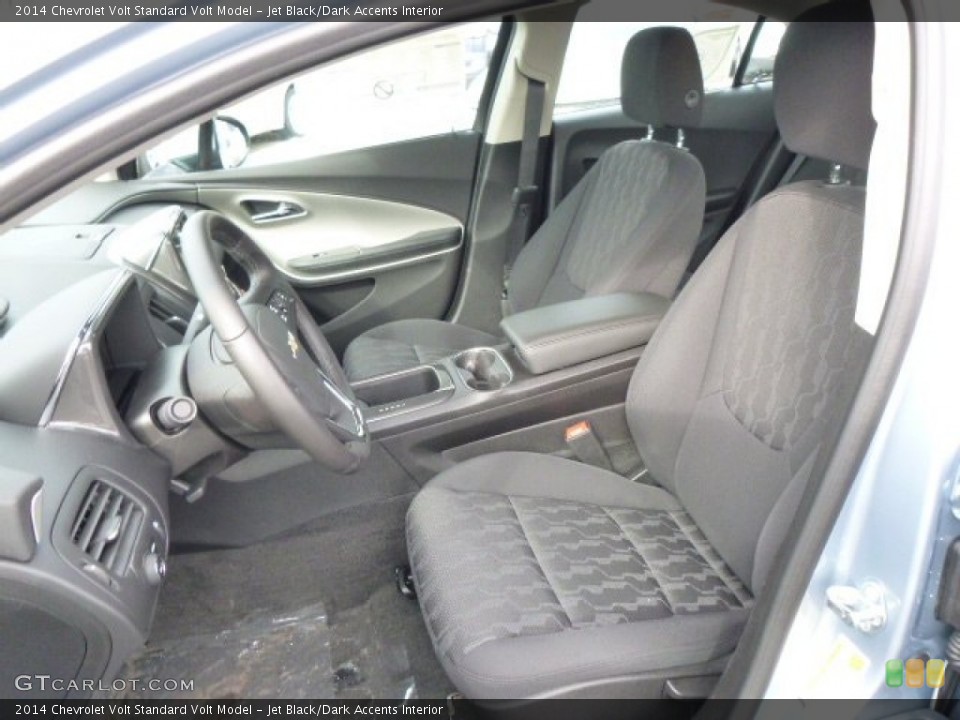 Jet Black/Dark Accents Interior Front Seat for the 2014 Chevrolet Volt  #90294511