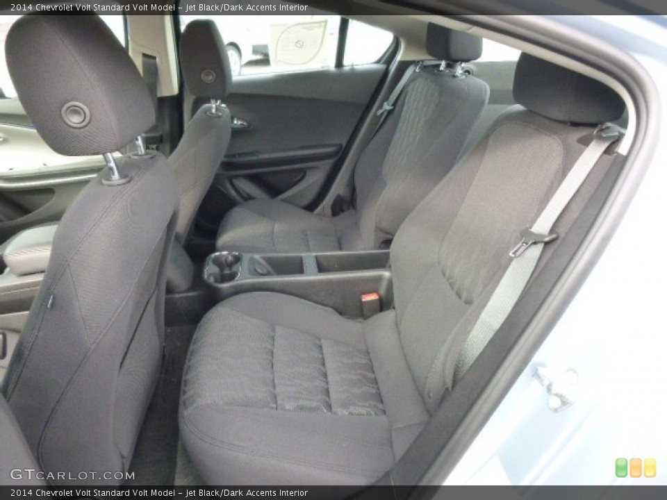 Jet Black/Dark Accents Interior Rear Seat for the 2014 Chevrolet Volt  #90294542