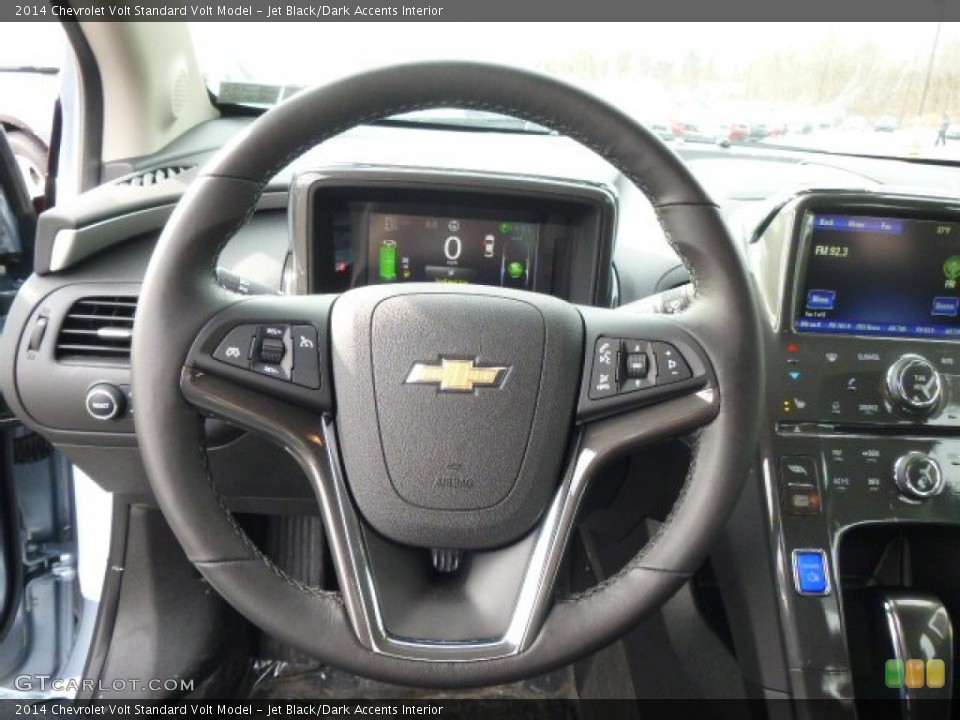 Jet Black/Dark Accents Interior Steering Wheel for the 2014 Chevrolet Volt  #90294619