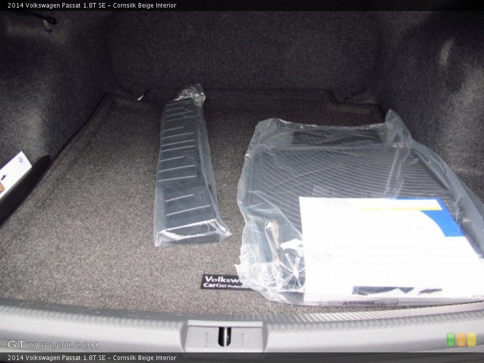 Cornsilk Beige Interior Trunk for the 2014 Volkswagen Passat 1.8T SE #90295225