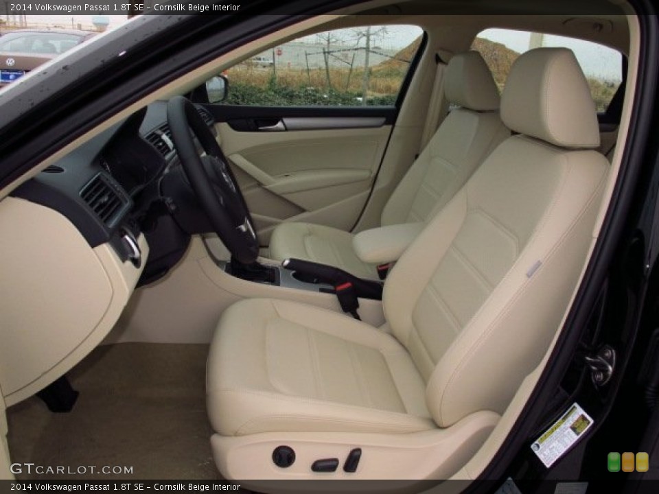 Cornsilk Beige Interior Front Seat for the 2014 Volkswagen Passat 1.8T SE #90295267