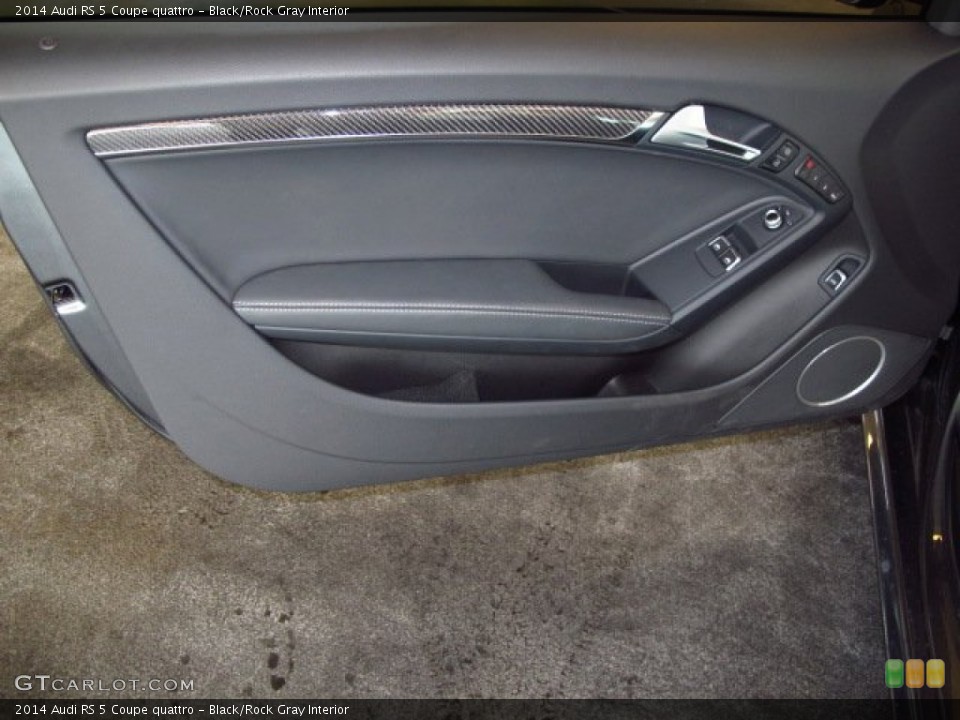 Black/Rock Gray Interior Door Panel for the 2014 Audi RS 5 Coupe quattro #90296023