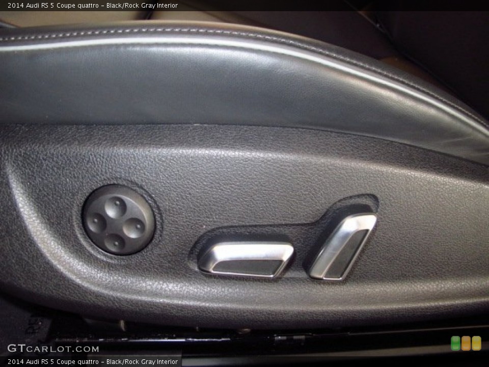 Black/Rock Gray Interior Controls for the 2014 Audi RS 5 Coupe quattro #90296095