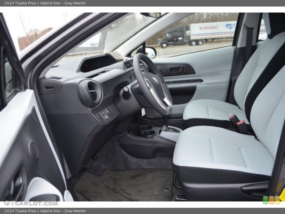 Gray Interior Photo for the 2014 Toyota Prius c Hybrid One #90299550