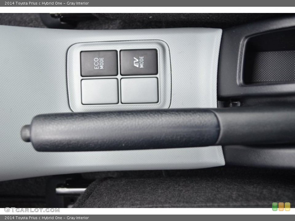 Gray Interior Controls for the 2014 Toyota Prius c Hybrid One #90299698