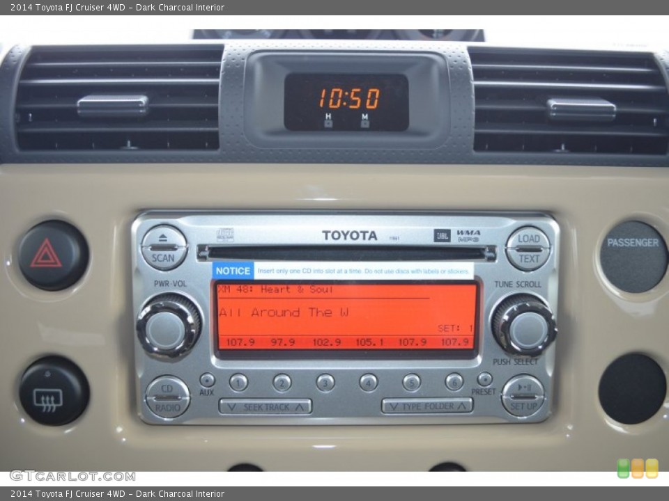 Dark Charcoal Interior Audio System for the 2014 Toyota FJ Cruiser 4WD #90300216