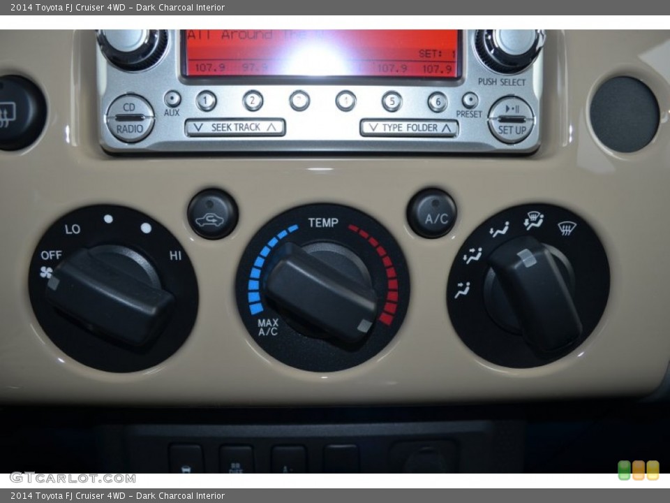 Dark Charcoal Interior Controls for the 2014 Toyota FJ Cruiser 4WD #90300240
