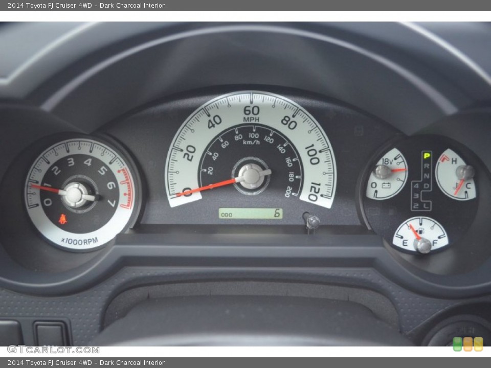 Dark Charcoal Interior Gauges for the 2014 Toyota FJ Cruiser 4WD #90300438
