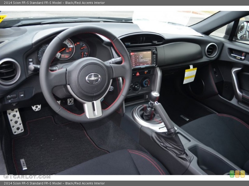 Black/Red Accents Interior Prime Interior for the 2014 Scion FR-S  #90301247