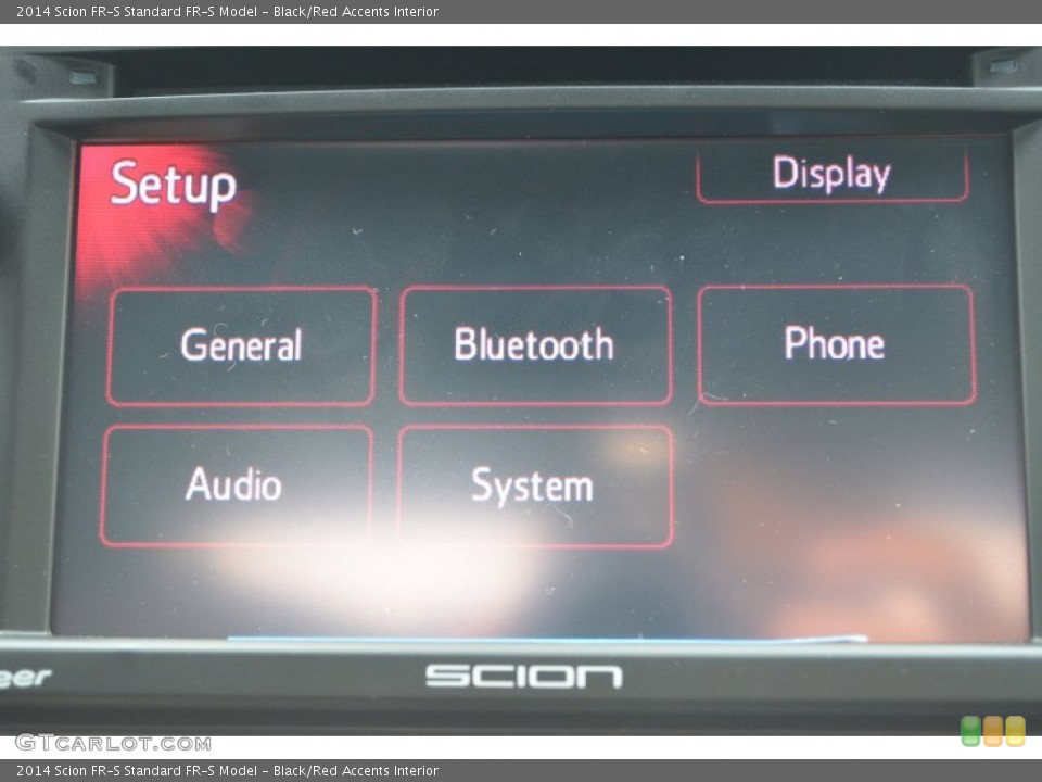 Black/Red Accents Interior Controls for the 2014 Scion FR-S  #90301341