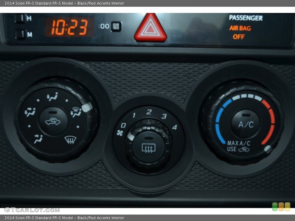 Black/Red Accents Interior Controls for the 2014 Scion FR-S  #90301362