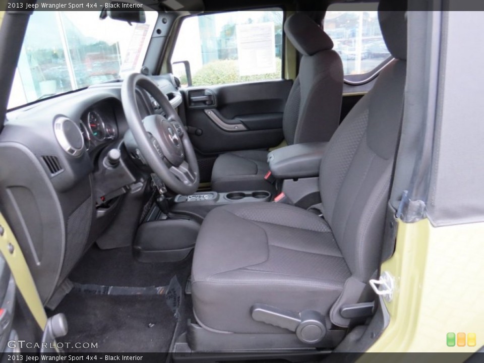 Black Interior Photo for the 2013 Jeep Wrangler Sport 4x4 #90302658