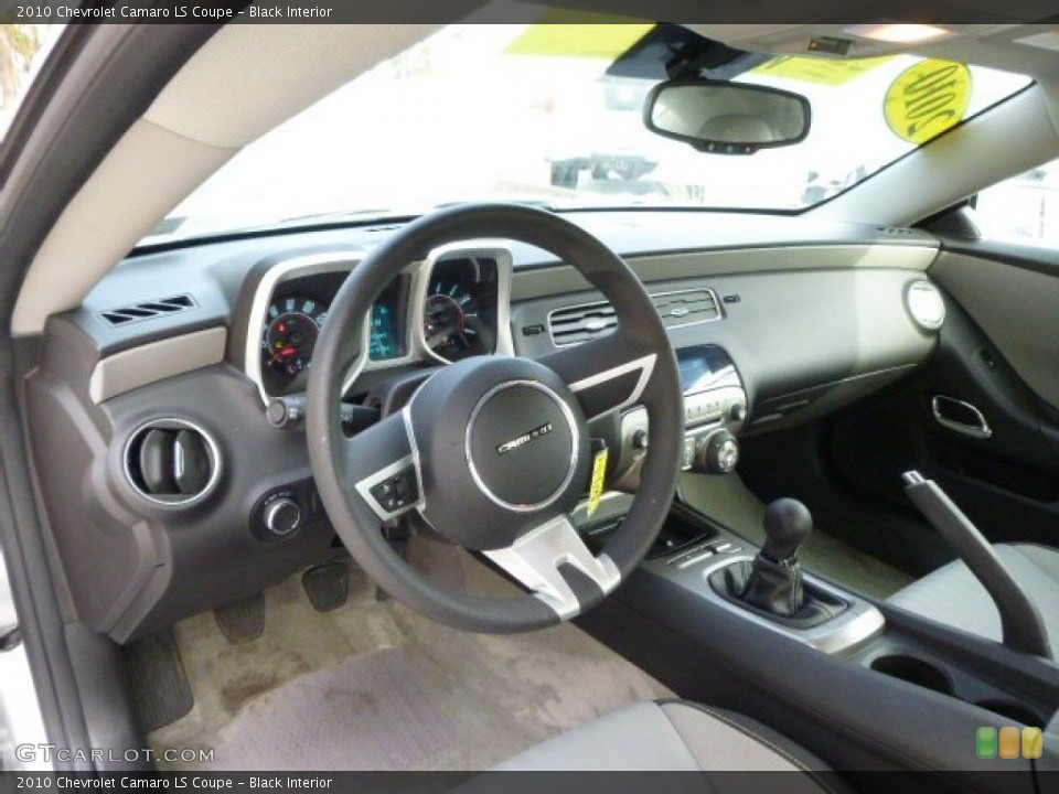 Black Interior Prime Interior for the 2010 Chevrolet Camaro LS Coupe #90303015
