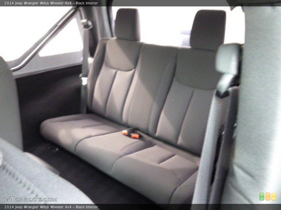 Black Interior Rear Seat for the 2014 Jeep Wrangler Willys Wheeler 4x4 #90304821